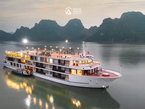 Aqua of The Seas 5-star Cruise: Ha Long and Lan Ha Bay in 2 days 1 night