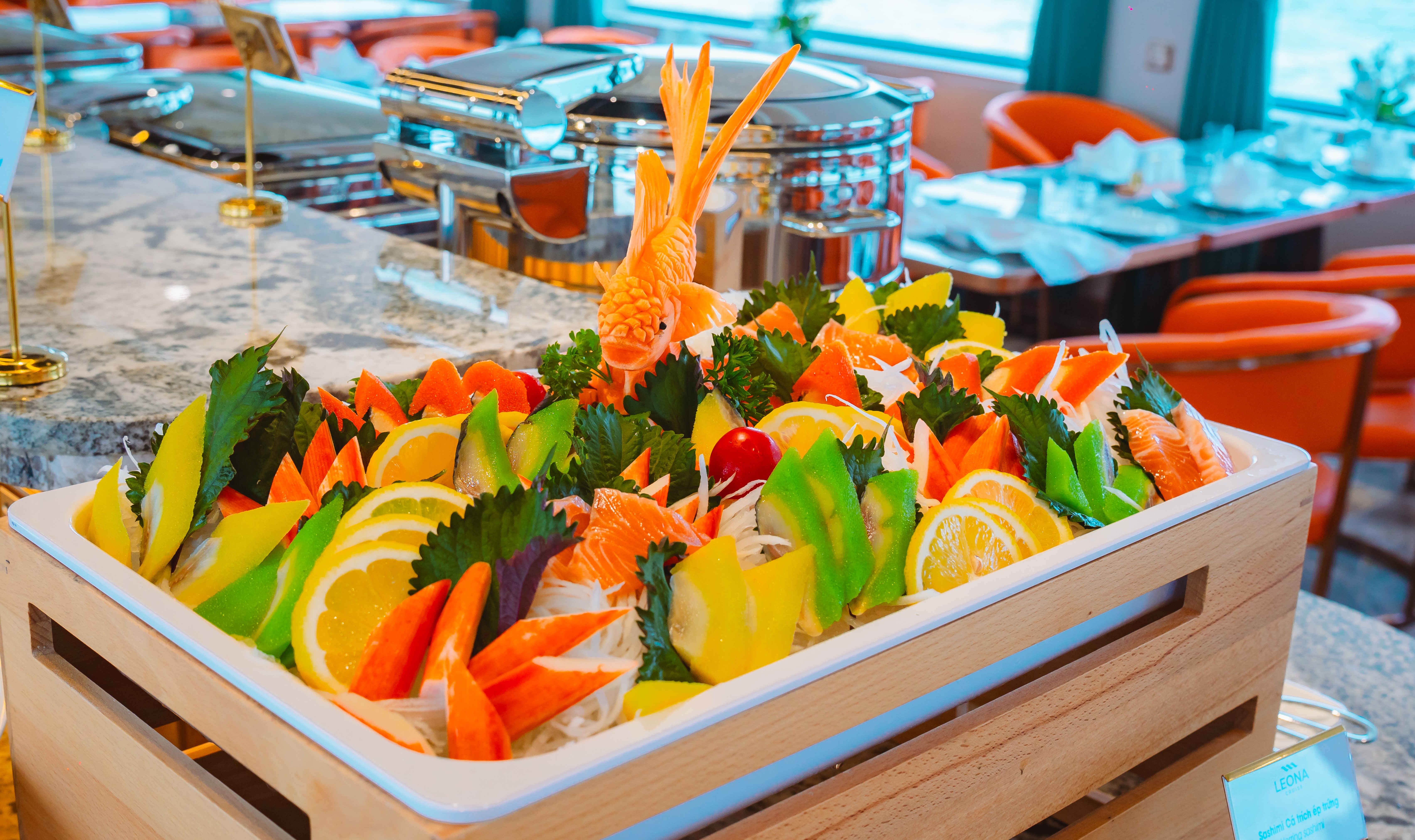 Buffet lunch of Ha Long Bay Day Cruise