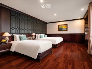 Aqua of The Seas 5-star Cruise: Ha Long and Lan Ha Bay in 3 days 2 nights